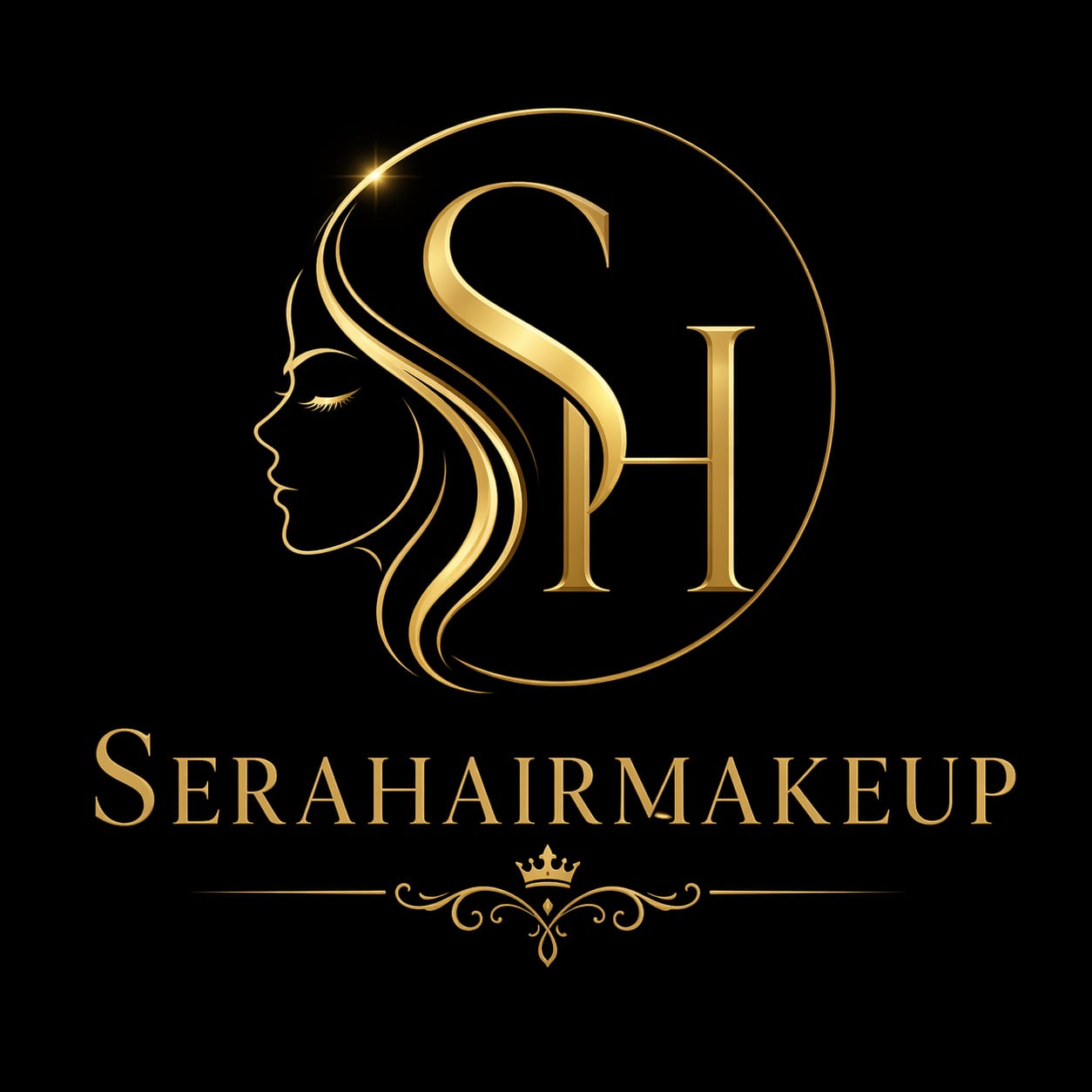 serahairmakeup logo